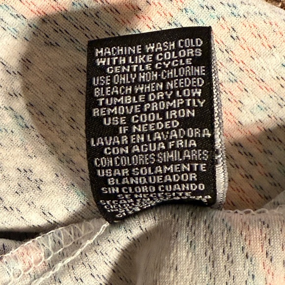 Karin Steven’s Shift Women's Pink White Blue Sleeveless Summer Dress Size 12 - Picture 10 of 16